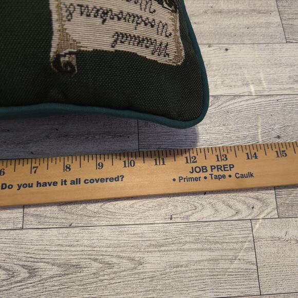 Manual Woodworkers & Weavers 1995 Collector Christmas Edition Pillow 12" X 11" - Picture 5 of 7